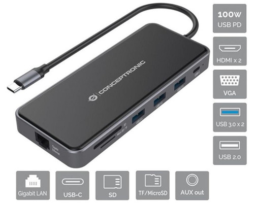 Adaptador conceptronic usb tipo c a