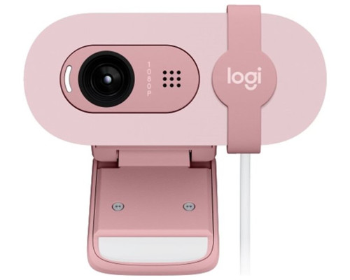 Webcam logitech brio 100 rosado full-MR7 Webcam logitech brio 100 rosado full