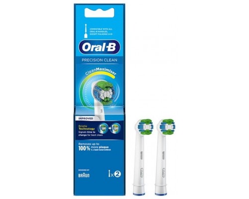 ACCESORIO DENTAL BRAUN ORAL-B EB20RB-2 UNI PRECISION CLEAN 2 UDS-DI2 ACCESORIO DENTAL BRAUN ORAL-B EB20RB-2 UNI PRECISION CLEAN 2 UDS