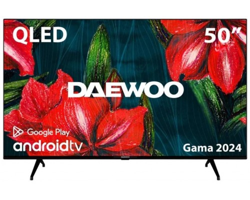 TV QLED 50" DAEWOO D50DM55UQPMS UHD 4K SMART TV ANDROID 11