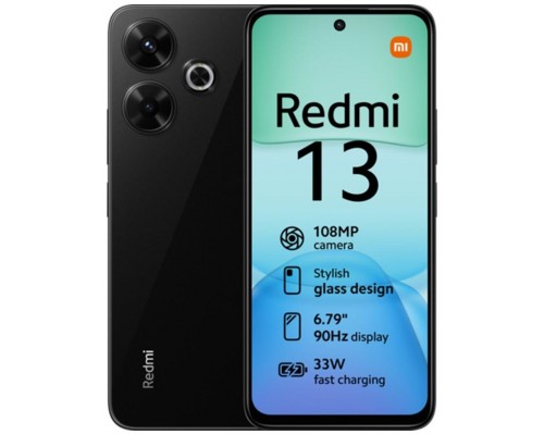 SMARTPHONE XIAOMI REDMI 13 8GB 256GB MIDNIGHT BLACK·