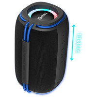 Altavoz qcharx flow mini negro 10w-3MR Altavoz qcharx flow mini negro 10w