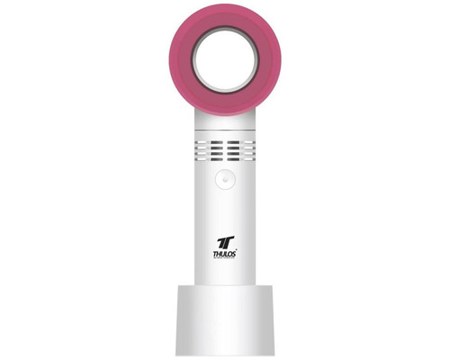 Ventilador portatil thulos th - mfn - 03 blanco rosa