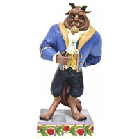 Figura enesco disney bestia en traje