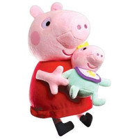 Peluche peppa pig con bebe