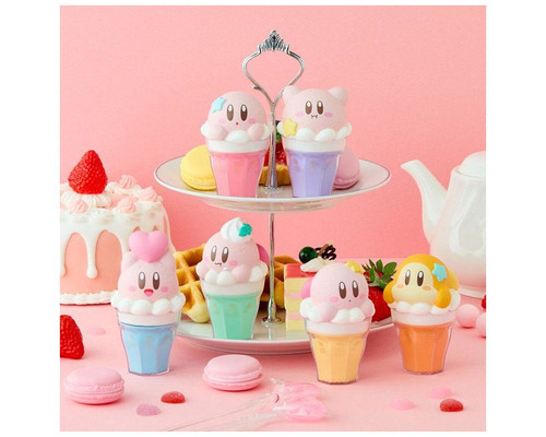 Kirby friends - chara latte float-MR1 Kirby friends - chara latte float