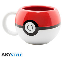 Taza 3d abystyle pokemon pokeball