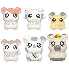 Hamtaro flocked doll 1 unidad aleatoria-MR2 Hamtaro flocked doll 1 unidad aleatoria