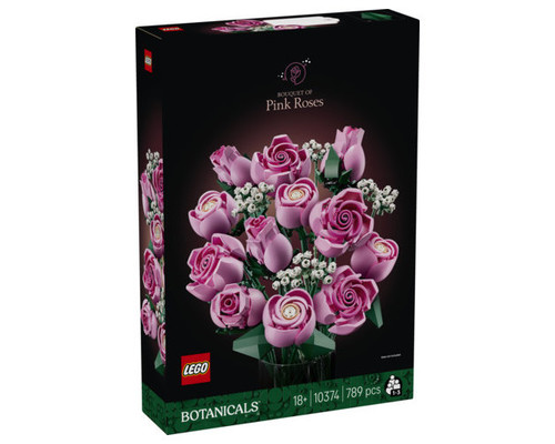 Lego botanicals ramo rosas rosadas