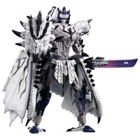 Figura hasbro transformers x monster hunter