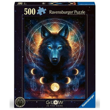 Puzzle lobo brillante 500 piezas
