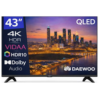 Tv daewoo 43 pulgadas qled 4k uhd