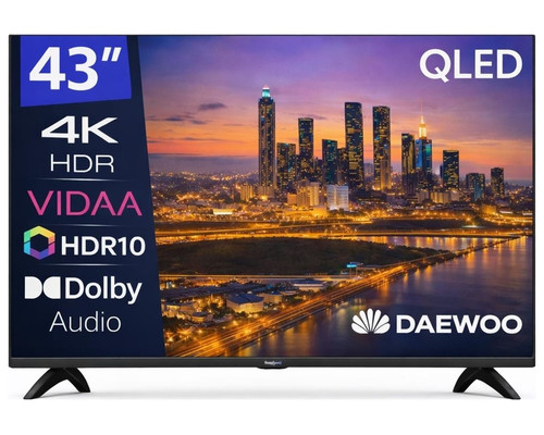 Tv daewoo 43 pulgadas qled 4k uhd