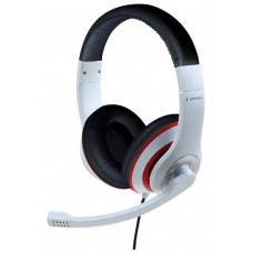 AURICULARES GEMBIRD MICROFONO CONTROL VOL BLANCO NEGRO ALAMBRICO