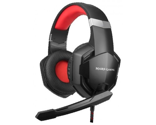 MARS GAMING MHX HEADPHONE+MIC USB SUPERBASS 50MM XBOX/PS4/PC