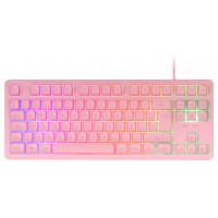 TECLADO HIBRIDO MECANICO F-RGB MK023ES ROSA MARS GAMING