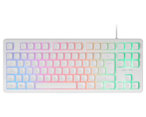 Mars Gaming Teclado MK023 TKL FRGB Blanco