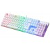 MARS GAMING Teclado MK422 switch Blue,White