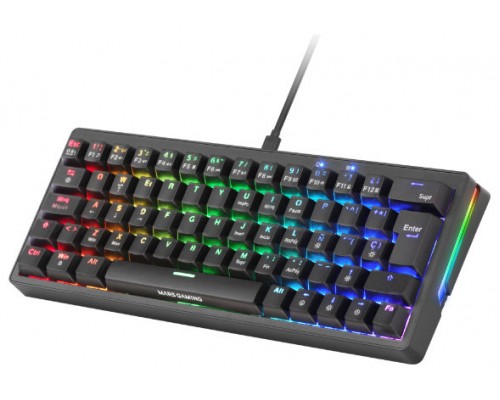 TECLADO MECANICO MKMINIPRO SWITCH BLUE RGB NEGRO MARS GAMING