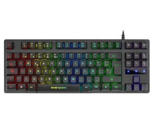 Mars gaming Teclado MKTKL RGB TKL Rojo ES