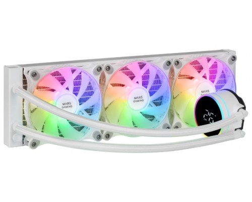 REFRIGERACION LIQUIDA FRGB ML-LCD 360 BLANCO MARS GAMING