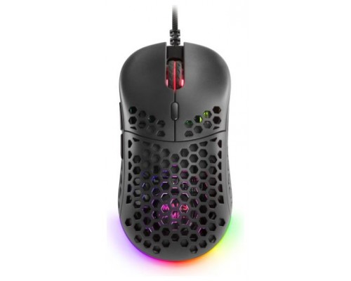 Mars Gaming Raton Gaming ligero RGB negro