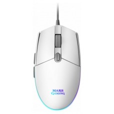 Mars Gaming Ratón MMG 3200dpi RGB FLOW Blanco