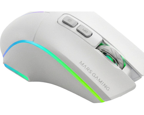 RATON OPTICO MMWVECTOR BLANCO MARS GAMING-AA6 RATON OPTICO MMWVECTOR BLANCO MARS GAMING