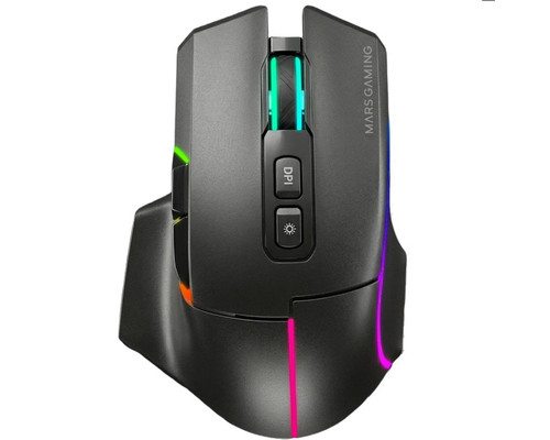 RATON OPTICO MMWVECTOR NEGRO MARS GAMING-AA6 RATON OPTICO MMWVECTOR NEGRO MARS GAMING