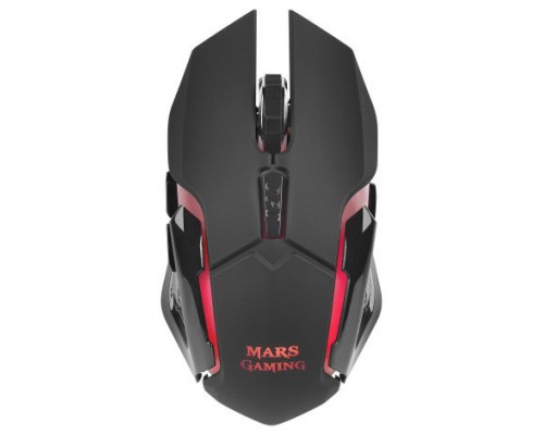 RATON OPTICO WIRELESS MMW NEGRO MARS GAMING