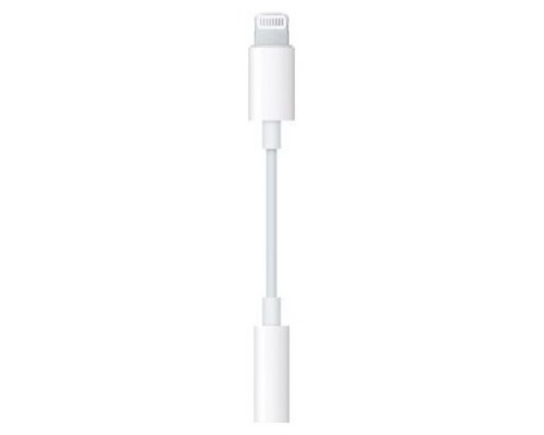 ADAPTADOR APPLE LIGHTNING A JACK 3,5MM BLANCO