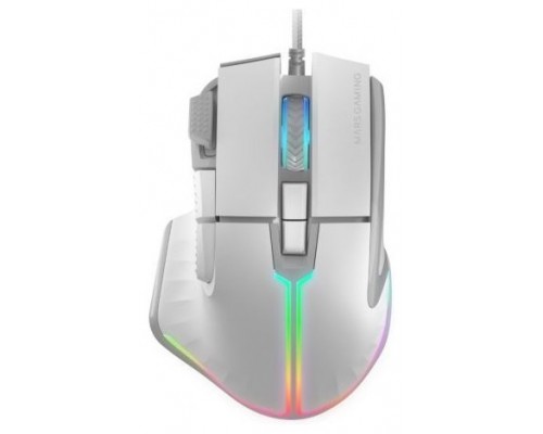 RATON OPTICO MM-XT RGB BLANCO MARS GAMING