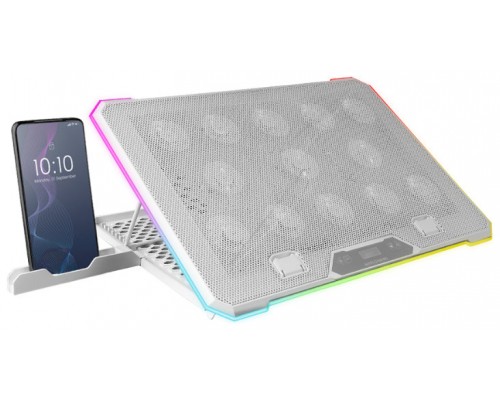 NOTEBOOK COOLER PAD MNBC13 A-RGB BLANCO MARS GAMING