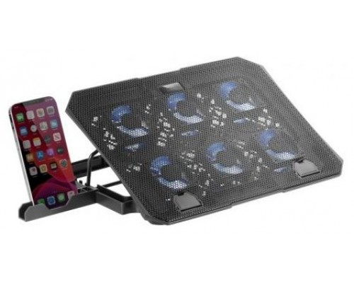 NOTEBOOK COOLER PAD MNBC23 NEGRO MARS GAMING