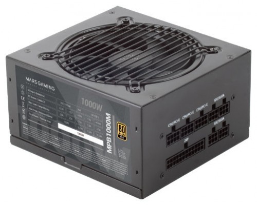 FUENTE ALIM. MODULAR 1000W 80+ MARS GAMING