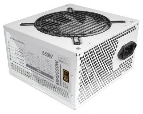 FUENTE ALIM. 550W 80+ BLANCO MARS GAMING