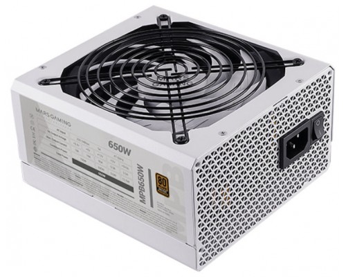 FUENTE ALIM. 650W 80+ BLANCO MARS GAMING