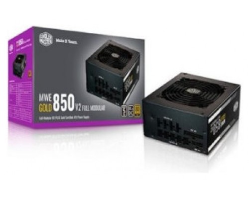 FUENTE ALIMENTACION COOLER MASTER MWE GOLD V2 850W FUL MODULAR BULK