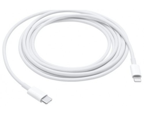 CABLE APPLE USB-C MACHO A  LIGHTNING MACHO 2M BLANCO