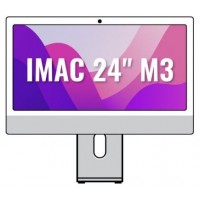 iMAC APPLE 24"" RETINA 4.5K M3 8CORE+GPU 8CORE 256GB SILVER MQR93Y/A