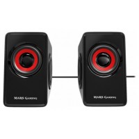 Mars Gaming Altavoces 2.0 MS1 negro/rojo