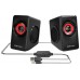 Mars Gaming Altavoces 2.0 MS1 negro/rojo