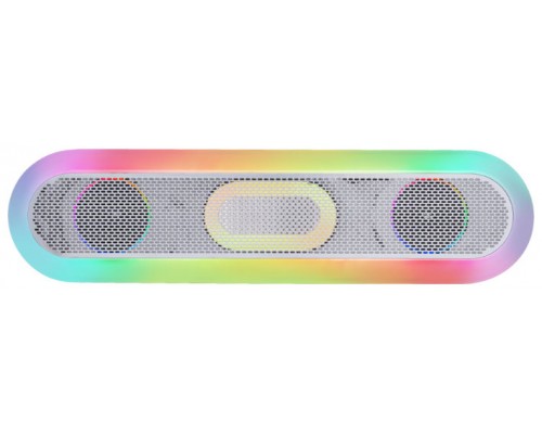 BARRA SONIDO BLUETOOTH RGB MSB-ORB RGB 360º BLANCO MARS GAMING