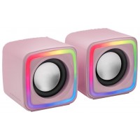 MARS GAMING Altavoces MSCUBE Premium 8W Pink