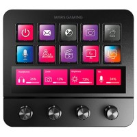 PLATAFORMA DE CONTROL MSD-PRO NEGRO MARS GAMING