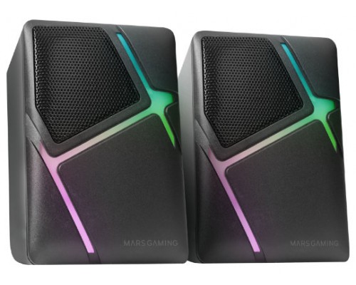 Mars Gaming Altavoces MS-H RGB Negro