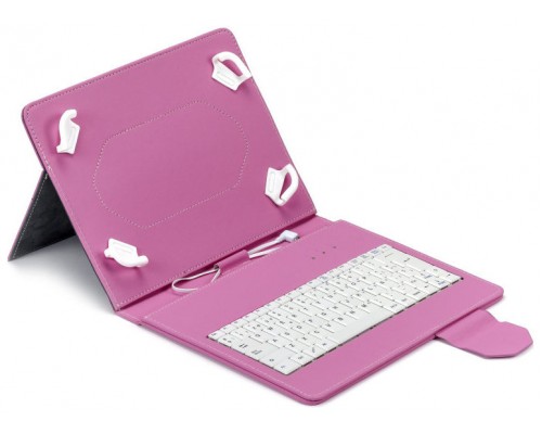 FUNDA TABLET Urban Keyboard USB  9.7"-10.2" Pink