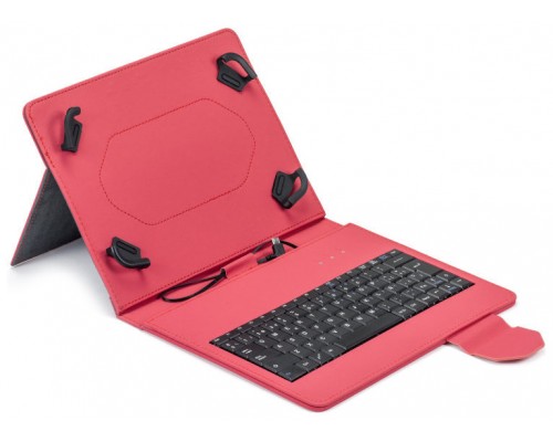 FUNDA TABLET Urban Keyboard USB 9.7"-10.2" Red