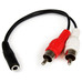 Cable mini jack 3.5mm startech 0.15m