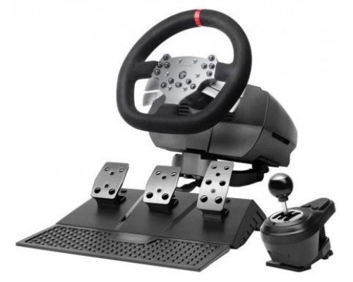 VOLANTE MWH-RSX RACING WHEEL FORCE FEEDBACK 1080º NEGRO MARS GAMING